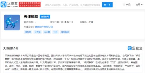 麒麟軟件入圍中央政府采購(gòu)協(xié)議供貨項(xiàng)目名錄 技術(shù)自主與市場(chǎng)拓展的雙重里程碑